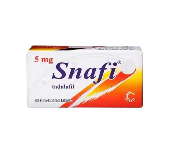 snafi 5 mg 30 tablets for treating erectile dysfunction